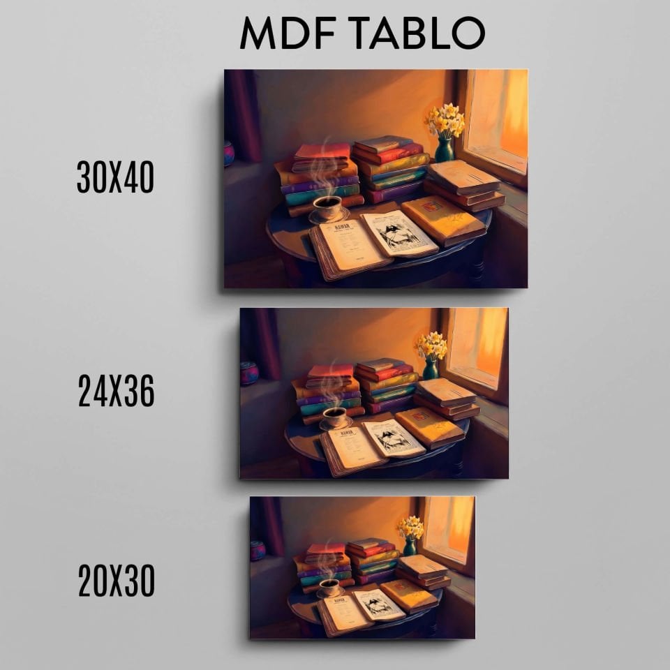 Kovara Hawar Dergisi Tasarımlı Duvar Dekoratif Mdf Ahşap Retro Poster Tablo