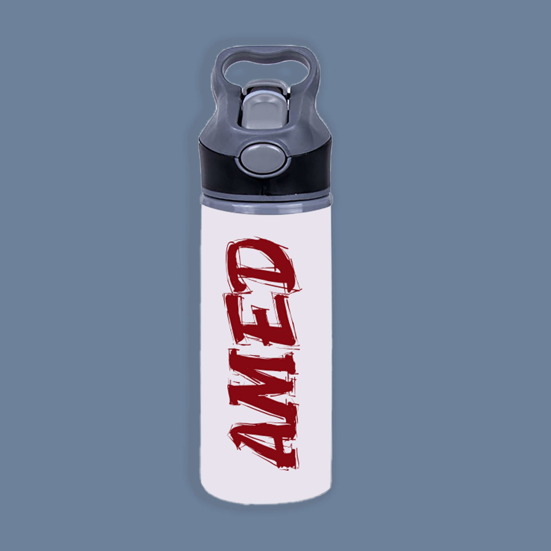 Amed Yazılı Pipetli Matara - Diyarbakır Matarası