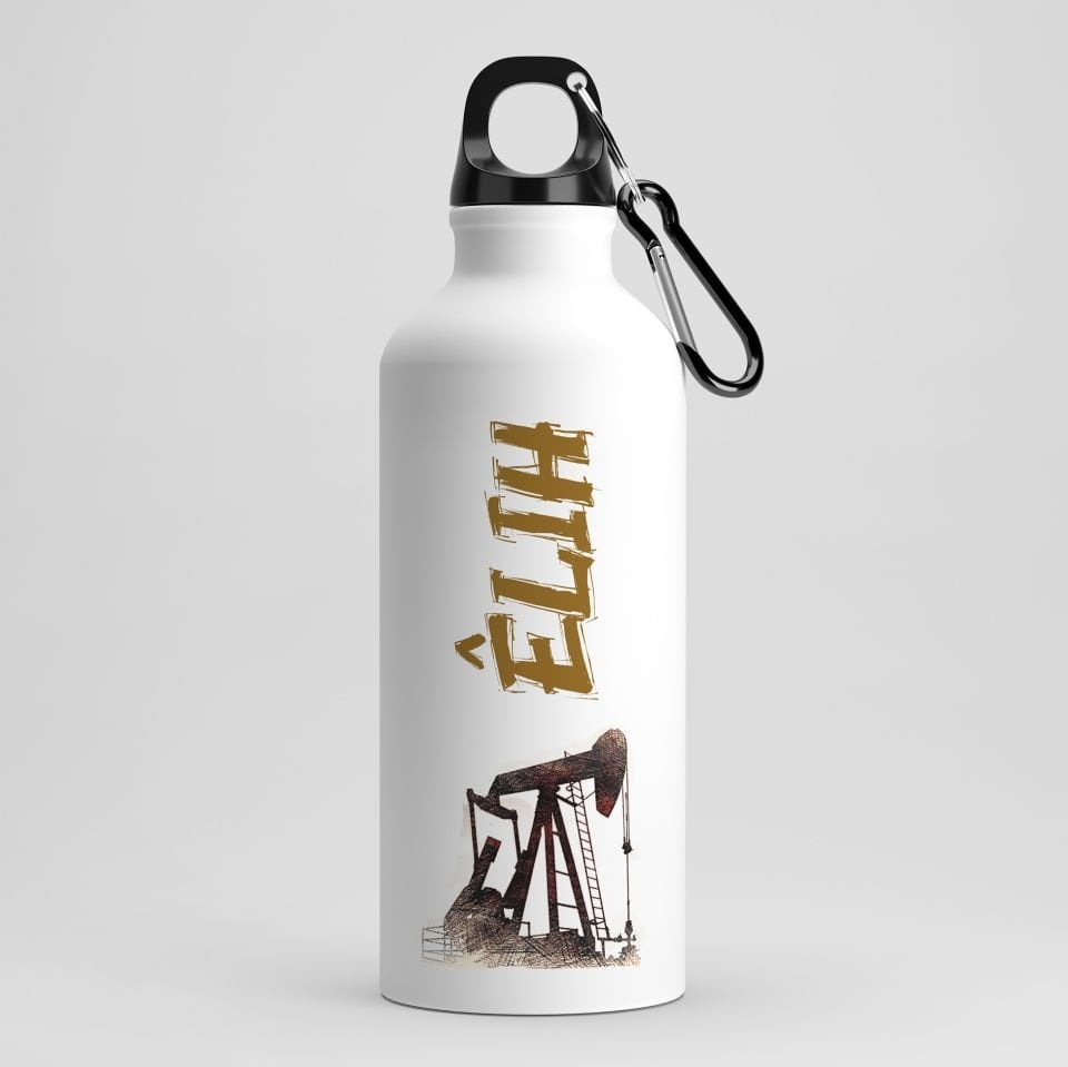 Êlih Resimli Kancalı Matara - Batman Şehri Tasarımlı Matara