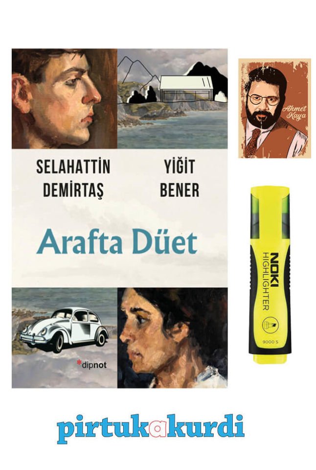 Arafta Düet - Selahattin Demirtaş - Not Defterli ve Fosforlu Kalemli Seti