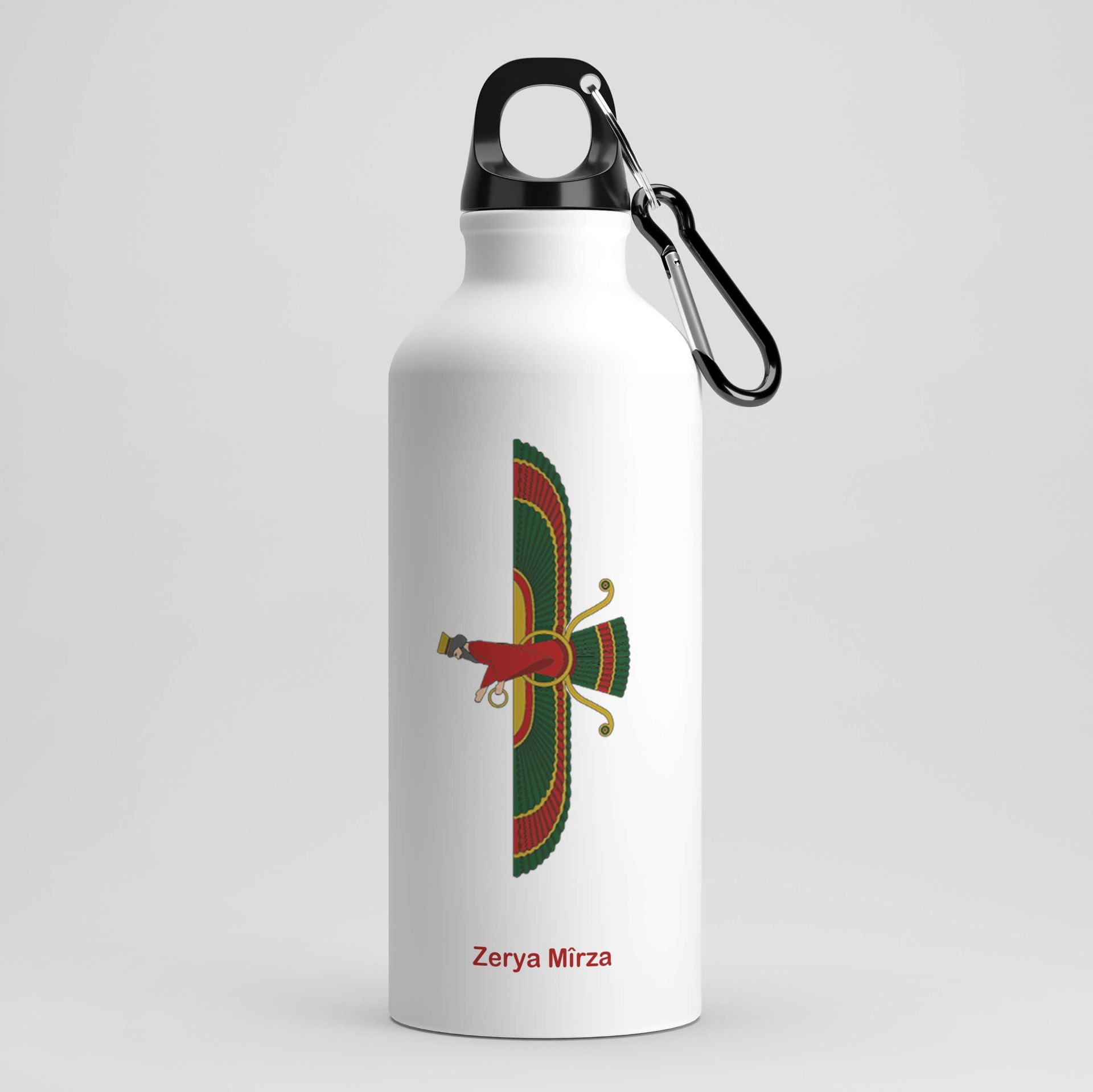 İsme Özel Ahura Mazda Resimli Kancalı Matara