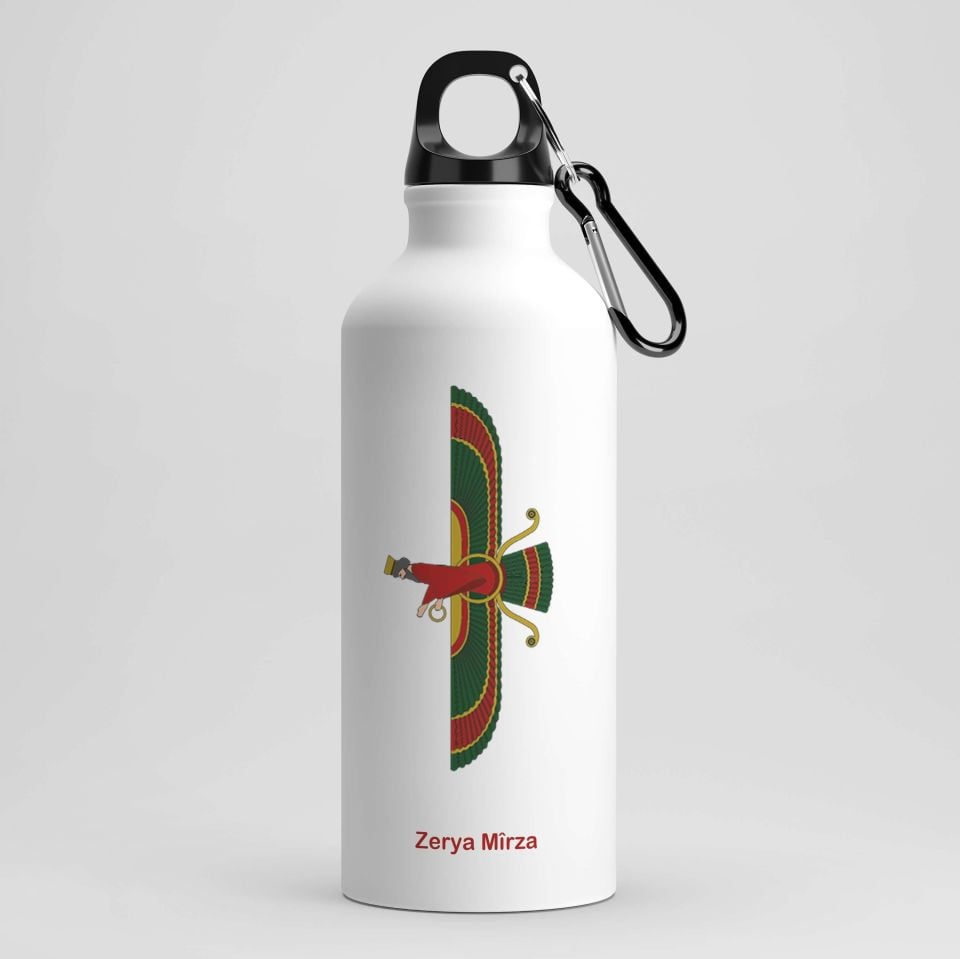 İsme Özel Ahura Mazda Resimli Kancalı Matara