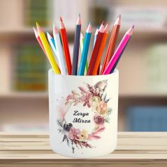 İsme Özel Porselen kalemlik
