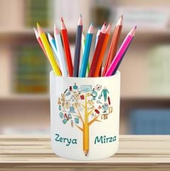 İsme Özel Porselen kalemlik 5