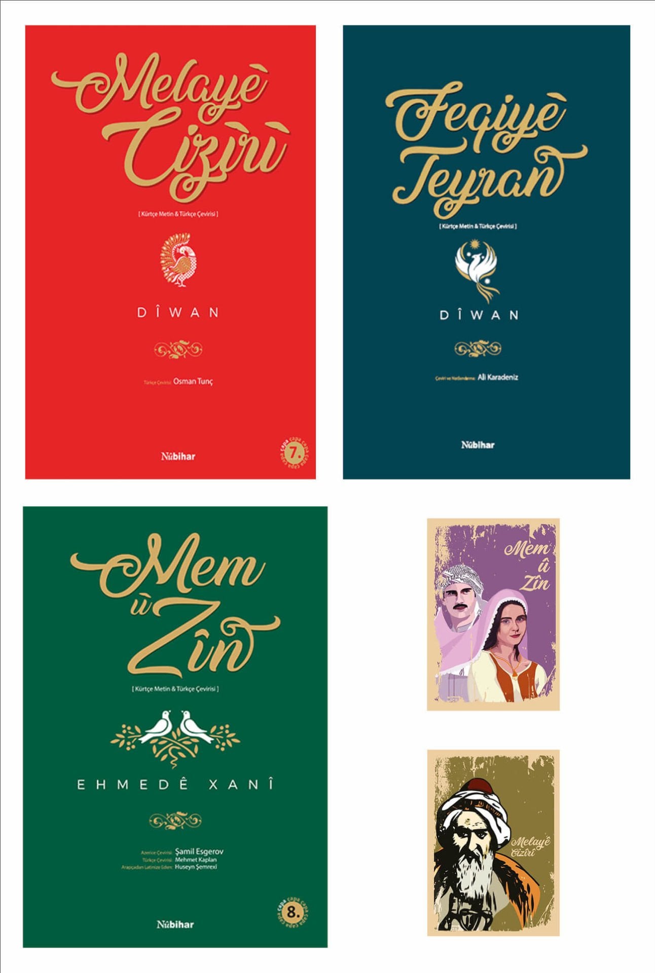 Seta Klasîkên Kurdî - Kürt Klasikleri Seti (Kürtçe - Türkçe) - Özel Basım