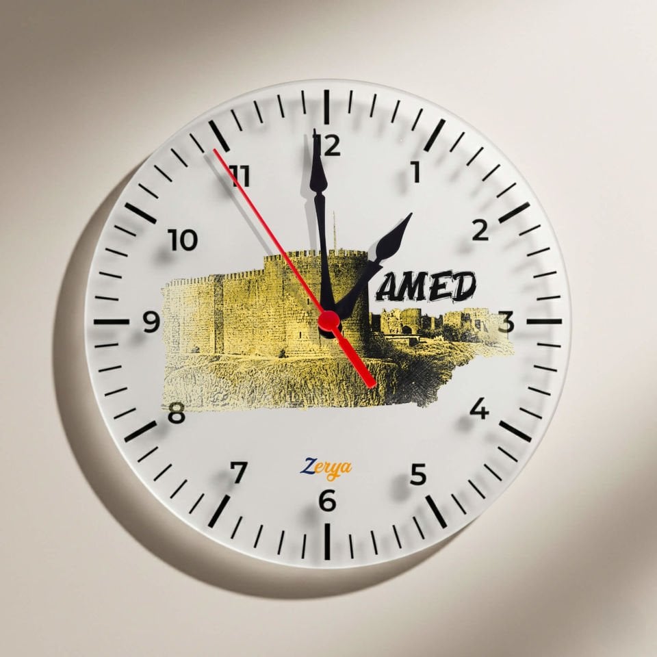 Amed Diyarbakır Sur Tasarımlı Duvar Saati