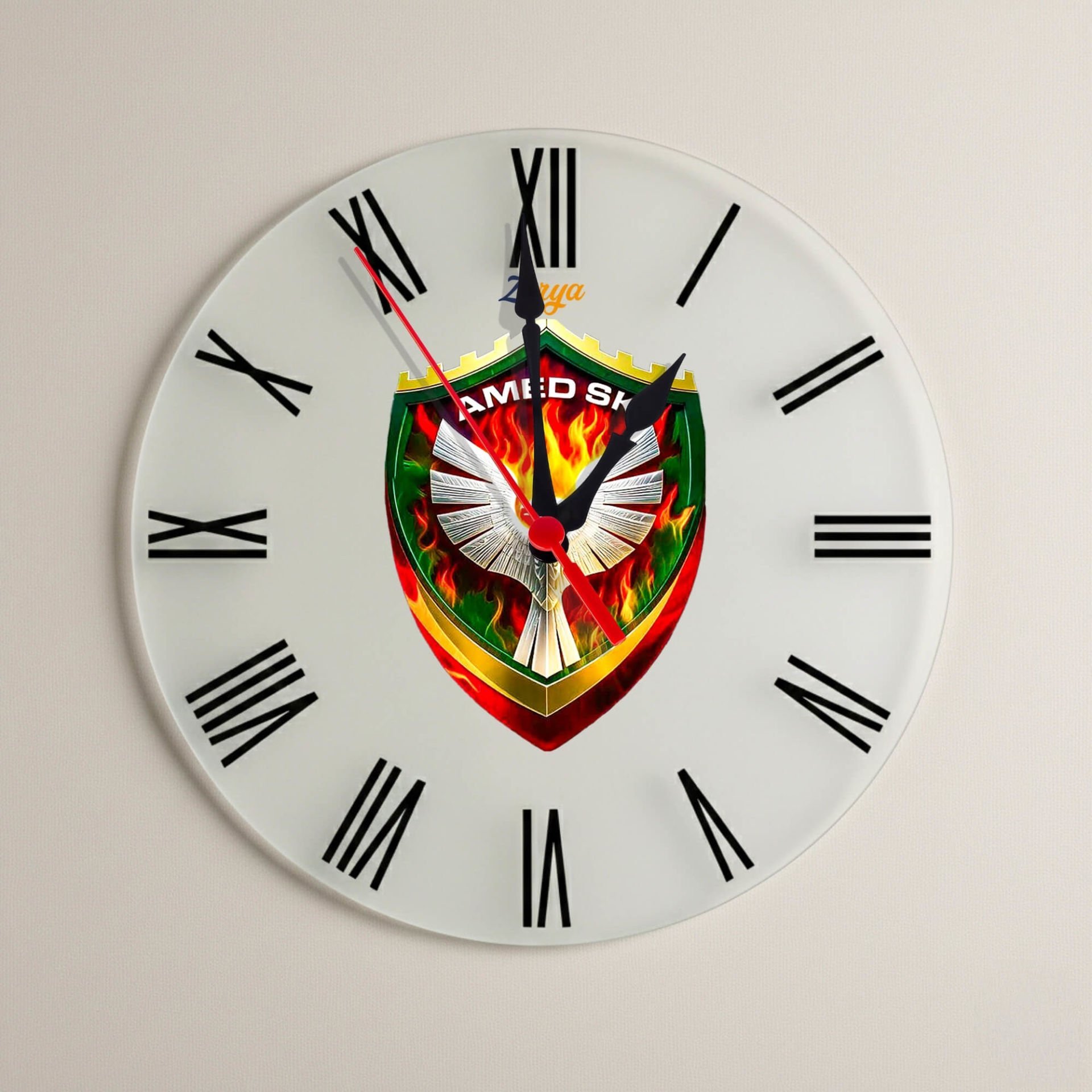 Amedspor Temalı Roma Rakamlı Duvar Saati - Amed Spor Saati
