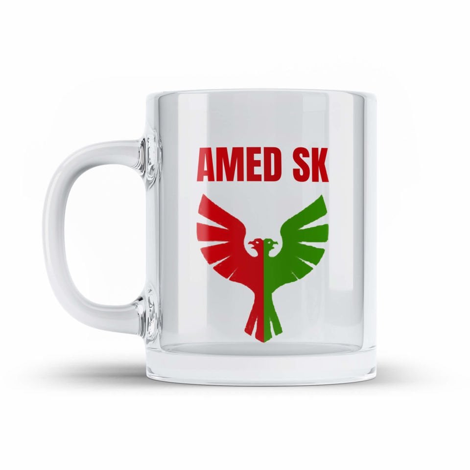 Amedspor şeffaf Camlı Kupa Bardak - Amed Spor Camlı Kupası