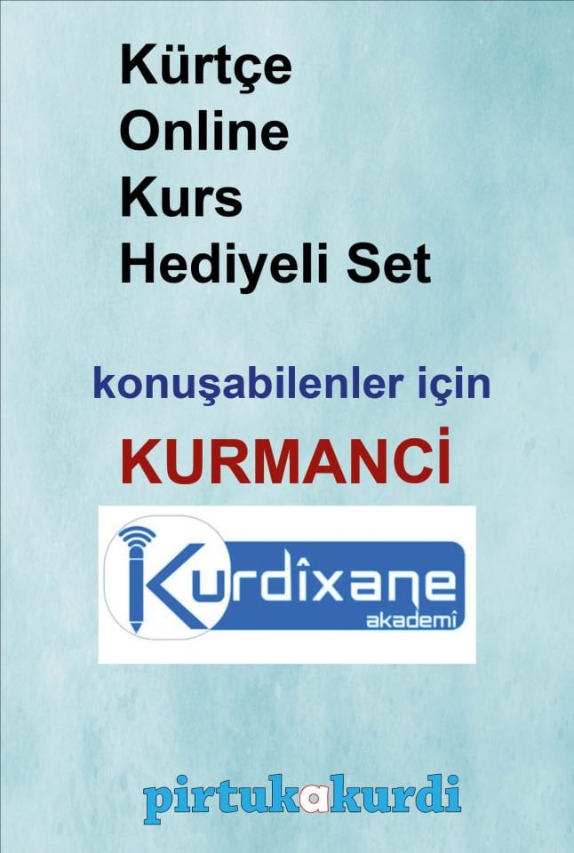 Kürtçe Konuşabilenler İçin Online Kurs Hediyeli Set - KURMANCÎ - Kurdiaxêver