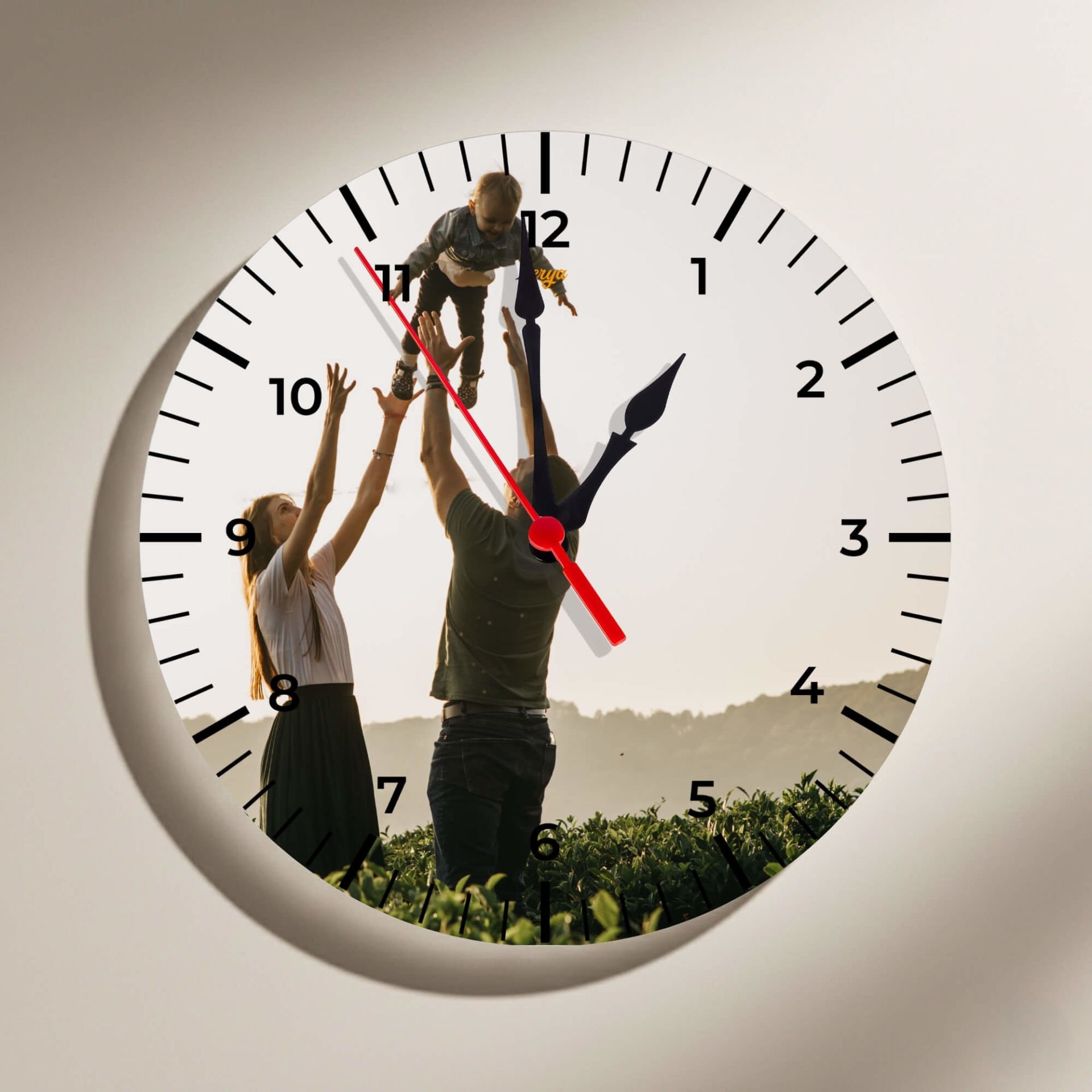 Kişiye Özel Resim Bastırmalı Duvar Saati