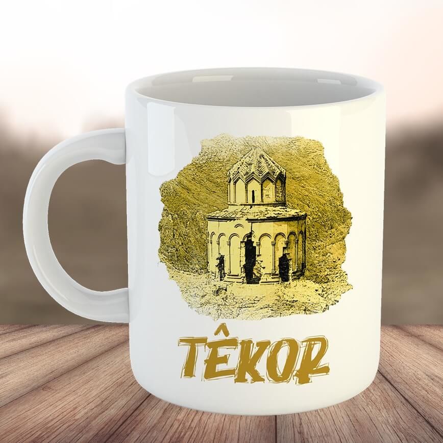Têkor Porselen Kupa Bardak - Digor Şehir Kupası