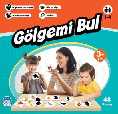Gölgemi Bul-Eğitici Yapboz 3+ Yaş