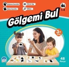 Gölgemi Bul-Eğitici Yapboz 3+ Yaş