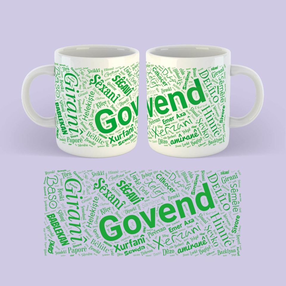 Govend Kupa Bardak - Kürt Halay İsimleri Kupası (2 KUPA)