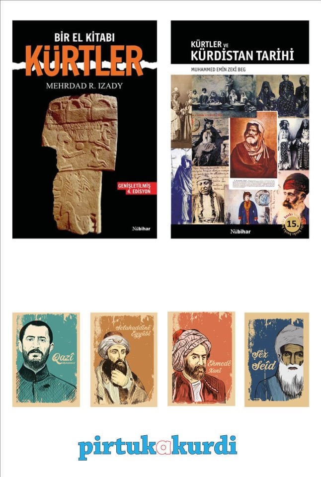 En Çok Tercih Edilen 2 Kürt Tarihi Kitabı - Kürtler Bir El Kitabı - Izady - Kürtler ve Kürdistan Tarihi (4 NOT DEFTERLİ)