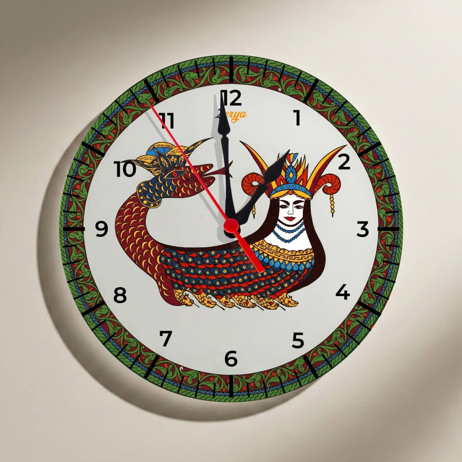 Orjinal Şahmaran Tasarımlı Duvar Saati - Orjinal Şahmeran Saat