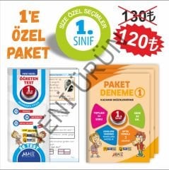 ANALİZ 1.SINIF 2'Lİ PAKET(ÖĞRETEN TEST+PAKET DENEME)