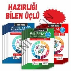 BİLSEM 3'LÜ PAKET DENEME (1.SEVİYE - 2.SEVİYE - 3.SEVİYE)