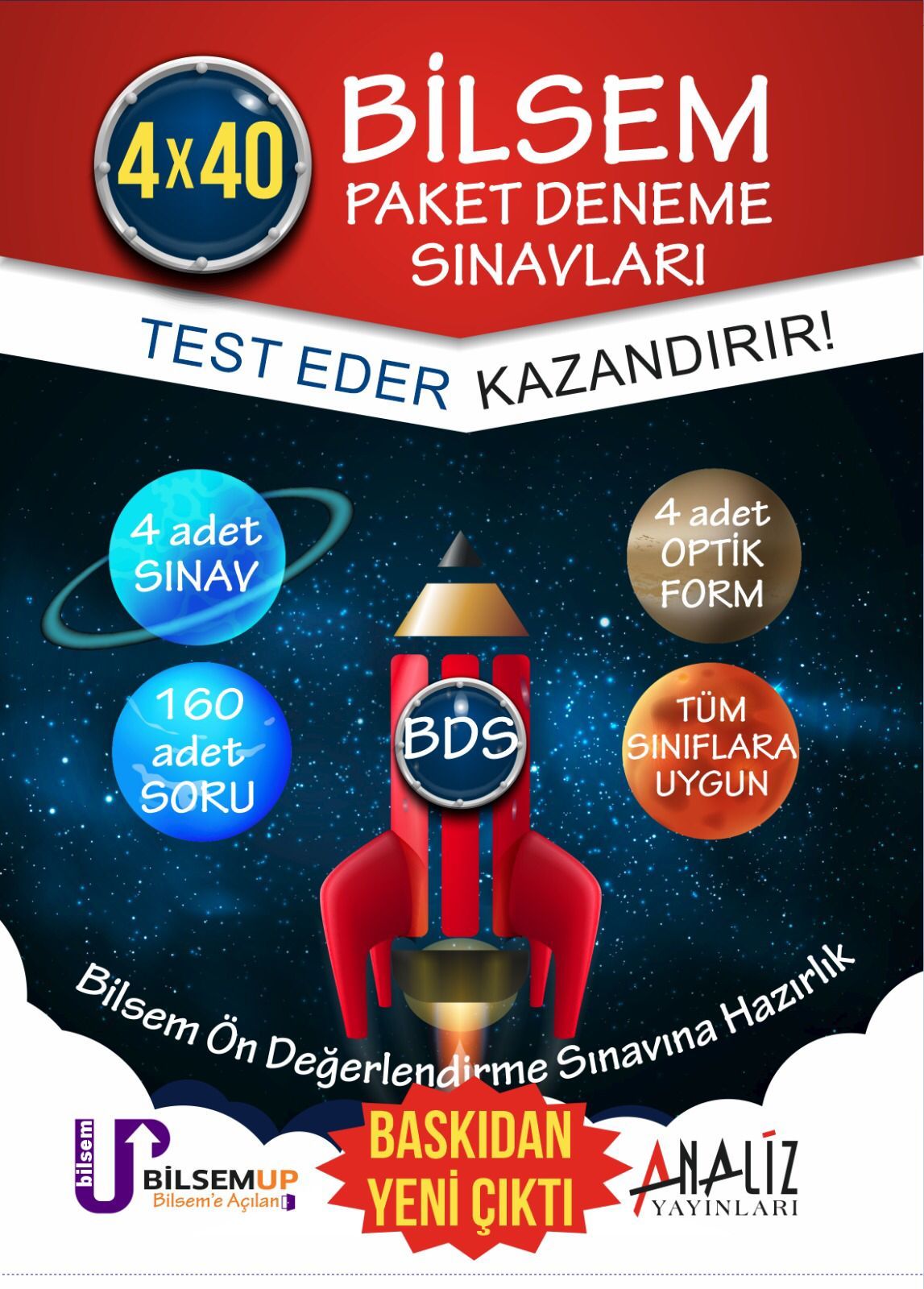 BİLSEM PAKET DENEME SINAVI 4 SEVİYE BİRLİKTE