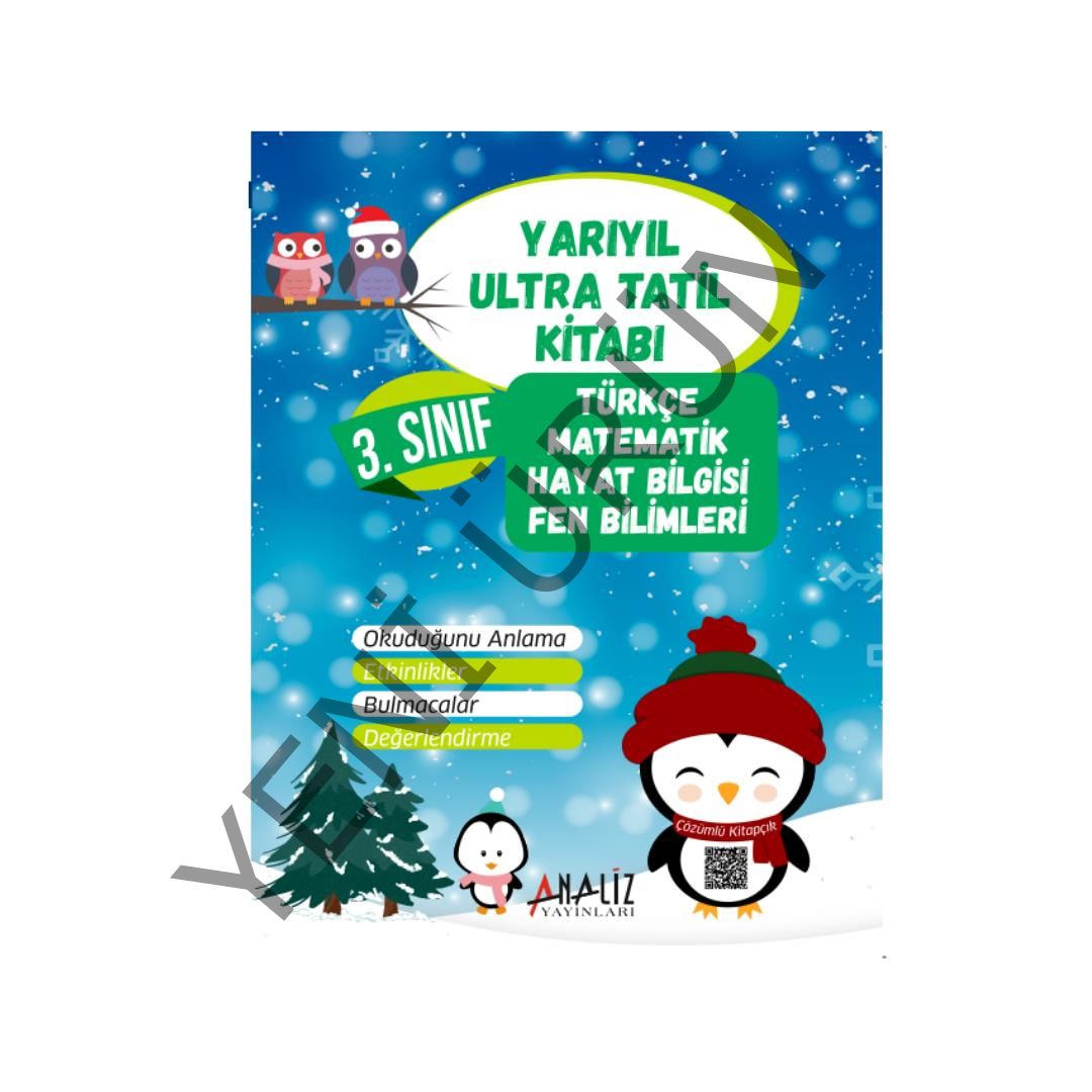 3.SINIF ULTRA YARIYIL TATİL KİTABI