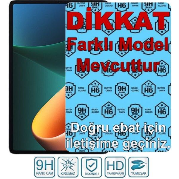 Hometech MID713-E Ekran Koruyucu Nano Kırılmaz Cam - Model 1