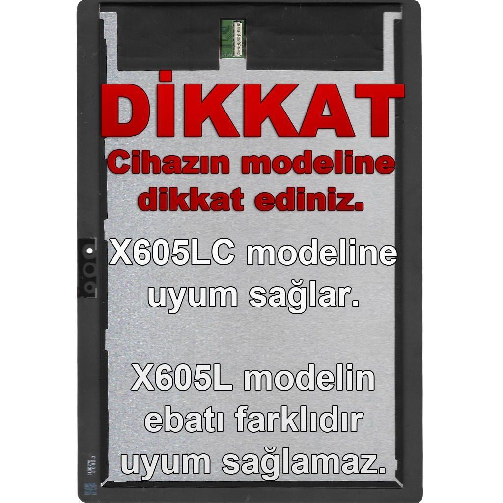 Lenovo Tab M10 TB-X605LC Ekran Dokunmatik Set Siyah