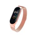 Steel Mi Band 4 Metal Kordon - Mi 3/4 - Rose Rose Gold - Mi 4