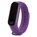 Mi Band 4 Silikon Kordon - Mi 3/4 - Mor Mor - Mi 4