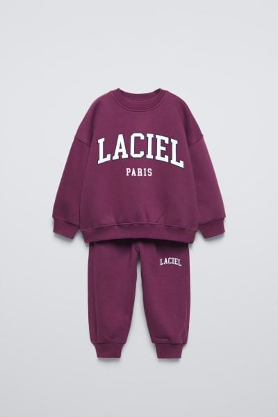 Laciel ince şardonlu unisex takım