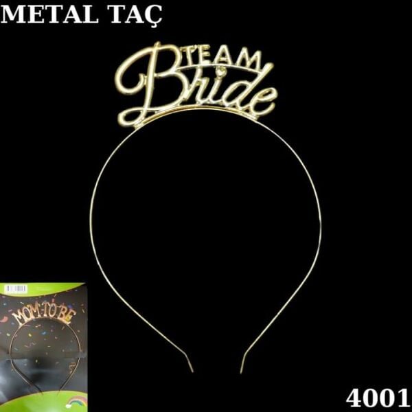 TAÇ METAL TEAM BRİDE ALTIN