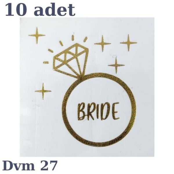 DÖVME BRİDE ALTIN YÜZÜK NO:27