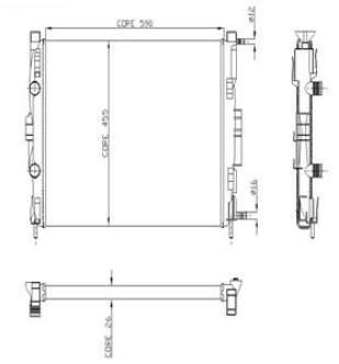 SU RADYATORU 1SIRA ALB MEGANE II 8200115542