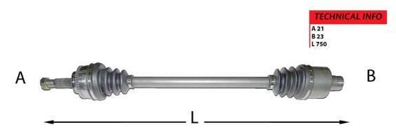 AKS SAG ABSLI MEGANE I 1.4 1.6 2.0 96- 7701469375 7701352473