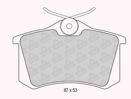 FREN BALATASI ARKA MEGANE II FLUENCE MEGANE IV GOLF I II III PASSAT POLO CADDY BORA 573005 00 440605839R