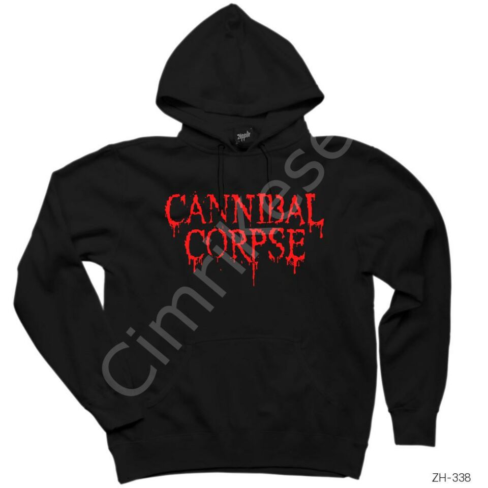 Cannibal Corpse Siyah Kapşonlu Sweatshirt Hoodie