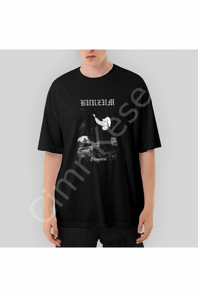 Burzum Filosofem Oversize Siyah Tişört XL