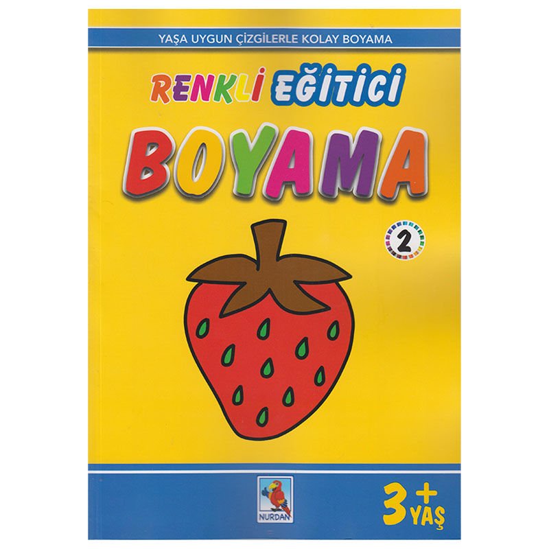 Renkli Eğitici Boyama-2 ( 3+ YAŞ ) 24 Yaprak