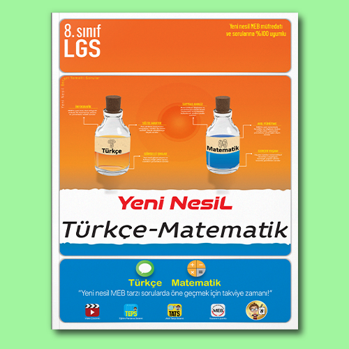 Tonguç 8. Sınıf Yeni Nesil Türkçe Matematik Soru Bankası