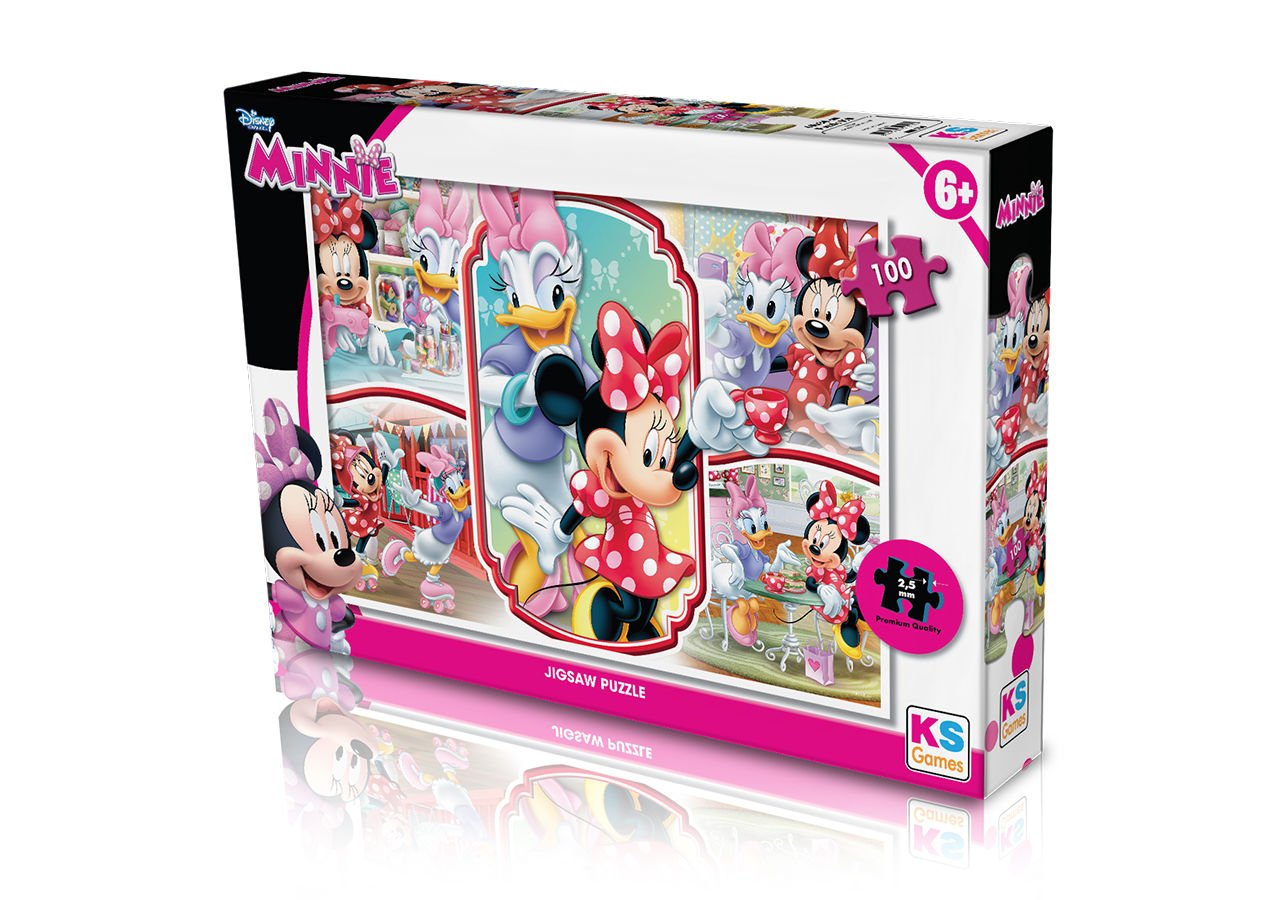 Minnie puzzle 100 parça
