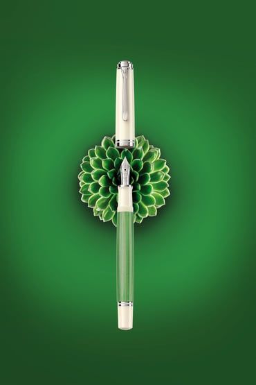 Pelikan Souveran M605 Green White Dolma Kalem M