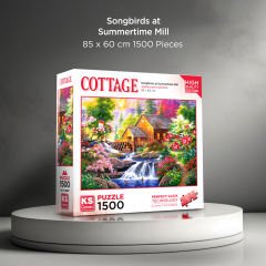 Songbirds at Summertime Mill puzzle 1500 parça