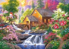 Songbirds at Summertime Mill puzzle 1500 parça