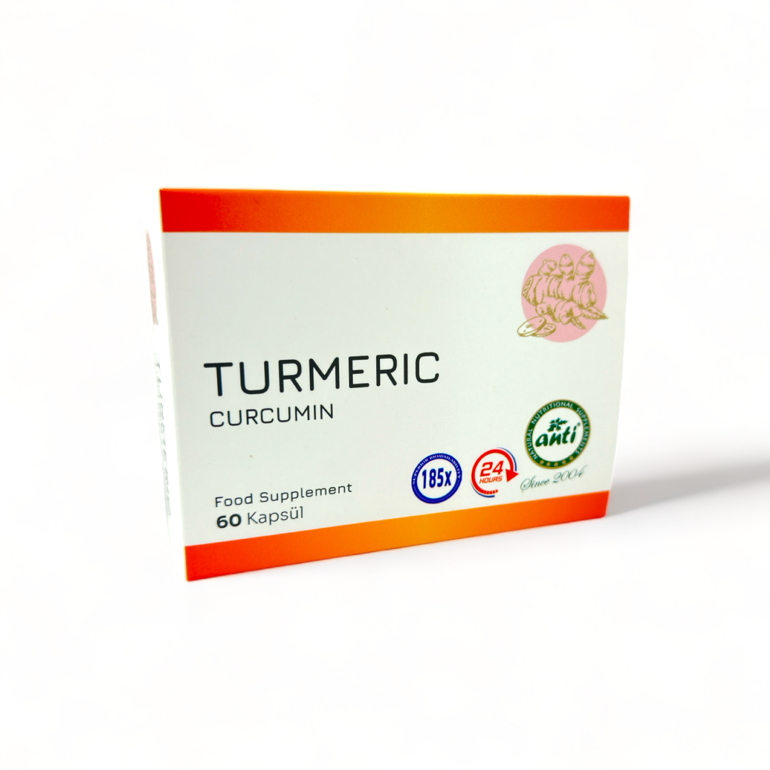 anti Turmeric(Zerdeçal) Kurkumin 60 Kapsül