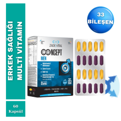 Zade Vital Consept Men (Erkek Sağlığı) 60 Kapsül