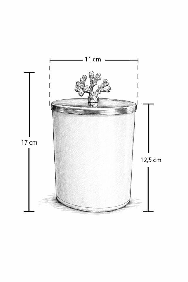 Dekoratif Obje Aslanlı Şah Soft Sarı Mermer Silindir Geometrik Desen Gold