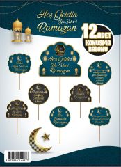 KONUŞMA BALONU SET 12 Lİ RAMAZAN