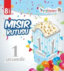 MISIR KUTUSU 1 YAŞ MAVİ 8 Lİ