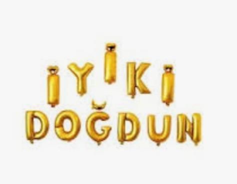 SET İYİKİ DOĞDUN FOLYO BALON ALTIN