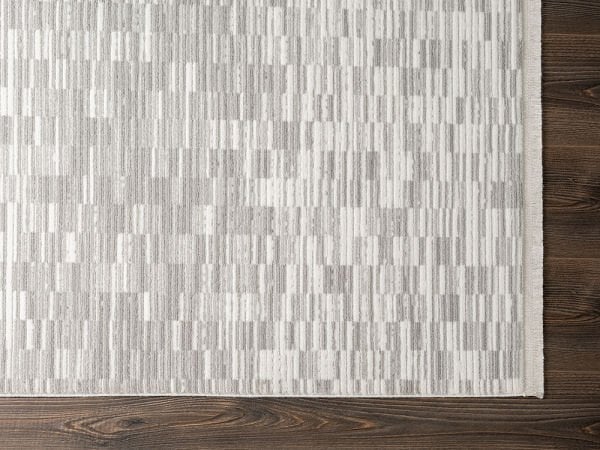 Polo Serisi Ekru/Gri Renk Modern Halı NX-6947