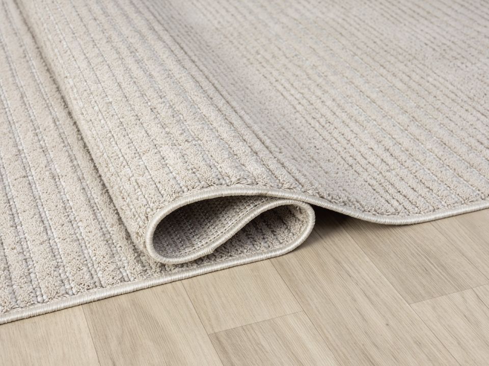 Clam Serisi Bukle Dokuma Modern Bej Renk Halı CH-86